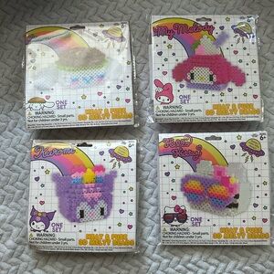 4 Pack Hello Kitty And Friends Fuse Bead Set
